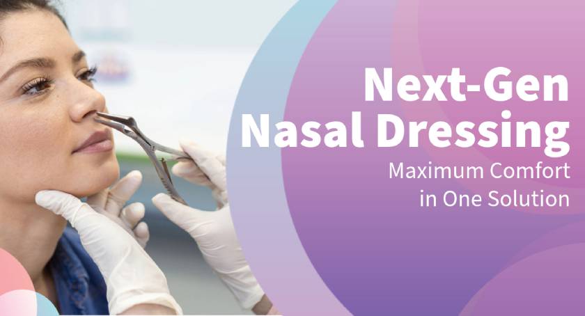 The Next-Gen Absorbable Nasal Dressing: Maximum Comfort in One Solution